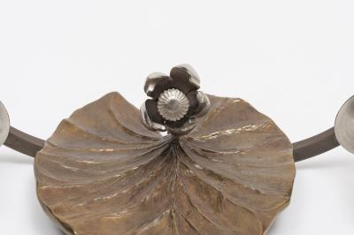 Chrystiane Charles Pair of sconces model nenuphar By Chrystiane Charles