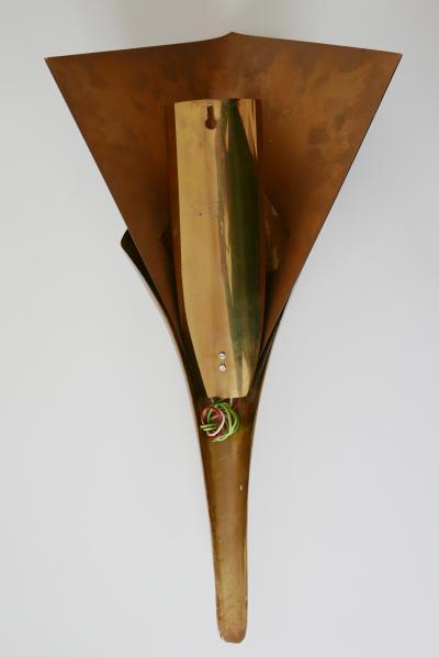 Chrystiane Charles Set of 2 Large Bronze Nefertiti Sconces by Chrystiane Charles for Charles Paris