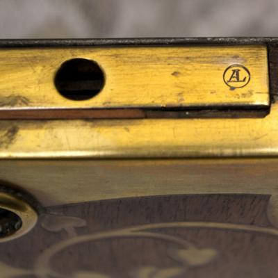 Cigar Humidor with Brass Inlaid England 19th Century