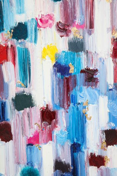 Cindy Shaoul Dripping Dots Regents Park London 2018 Oil and Gold Leaf by Cindy Shaoul