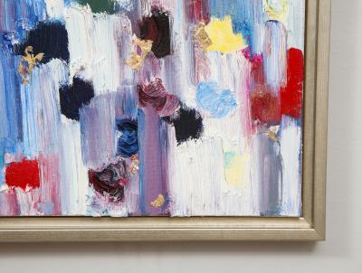 Cindy Shaoul Dripping Dots Regents Park London 2018 Oil and Gold Leaf by Cindy Shaoul