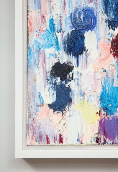 Cindy Shaoul Dripping Dots Rotterdam 2017 Oil on Canvas Framed Cindy Shaoul