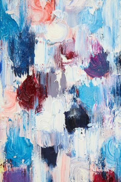 Cindy Shaoul Dripping Dots Rotterdam 2017 Oil on Canvas Framed Cindy Shaoul