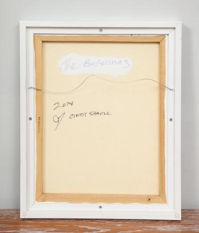 Cindy Shaoul Dripping Dots Rotterdam 2017 Oil on Canvas Framed Cindy Shaoul