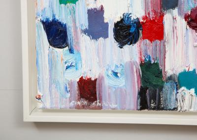 Cindy Shaoul Dripping Dots San Miguel Original Oil Painting on Canvas by Cindy Shaoul 2018