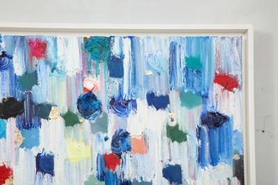 Cindy Shaoul Dripping Dots San Miguel Original Oil Painting on Canvas by Cindy Shaoul 2018