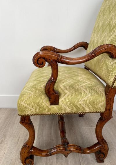 Circa 1650 Louis XIV Armchairs France a Pair