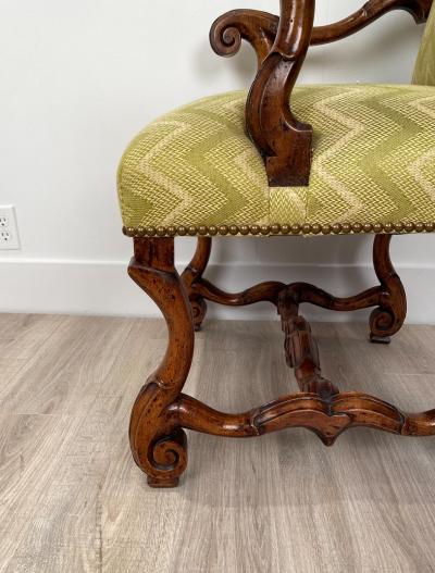 Circa 1650 Louis XIV Armchairs France a Pair