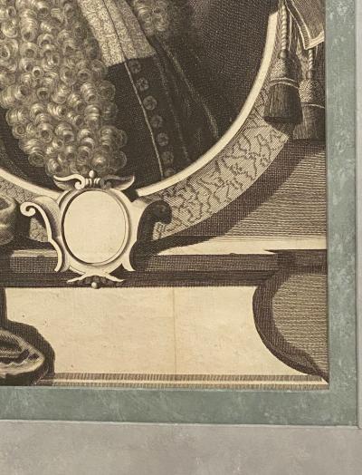 Circa 1700 Engraving of Minister England