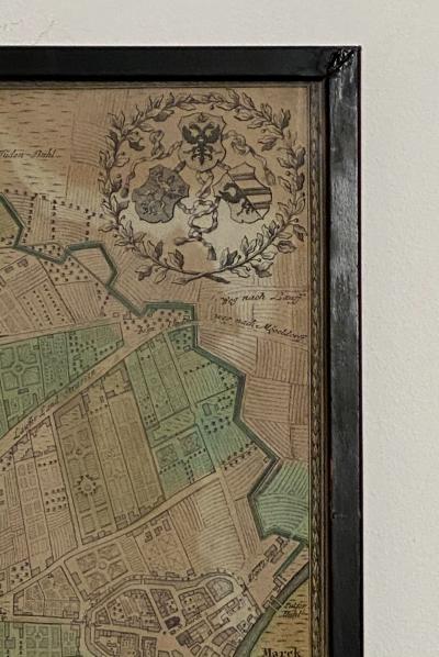 Circa 1732 Map of Nuremberg