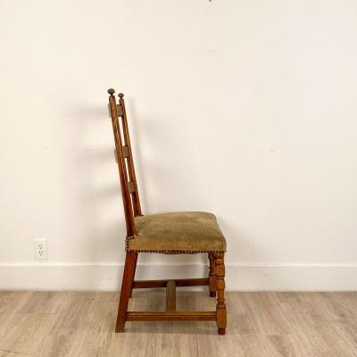 Circa 1750 Ladder Back Side Chair Continental