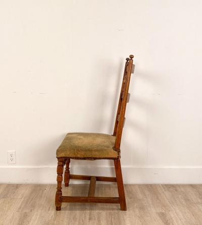 Circa 1750 Ladder Back Side Chair Continental