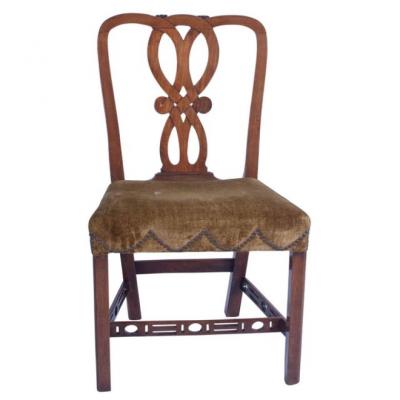 Circa 1770 George III Period Side Chair