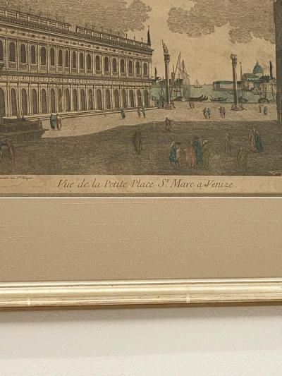 Circa 1770 Vue Optique of Venice France
