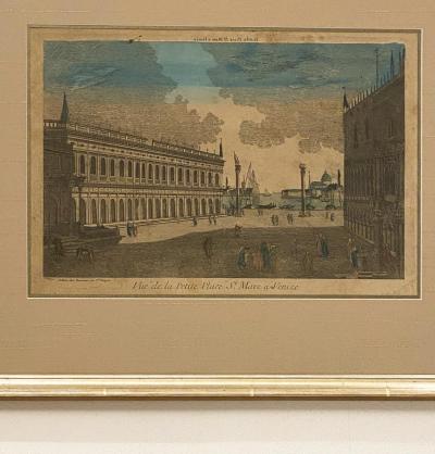 Circa 1770 Vue Optique of Venice France