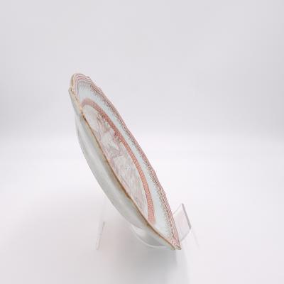 Circa 1780 Chinese Export Rouge de Fer Porcelain Plate