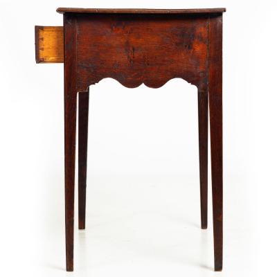 Circa 1780 English George III Patinated Oak Antique Writing Table