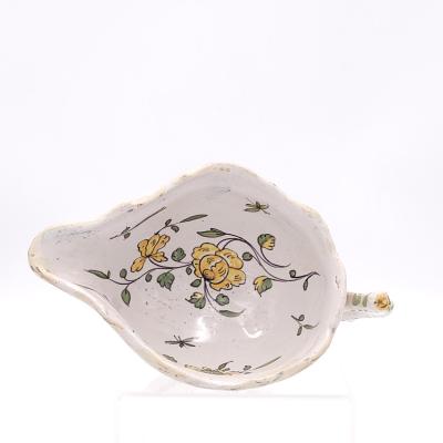Circa 1790 Faience French Sauce Boat