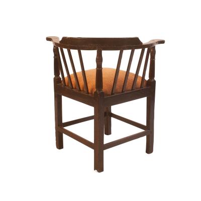 Circa 1790 George III Oak Corner Chair