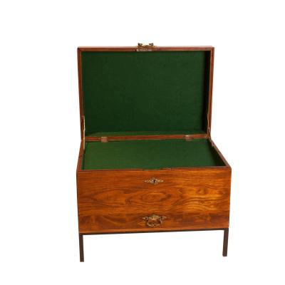 Circa 1790 Georgian Chestnut Silver Canteen Box