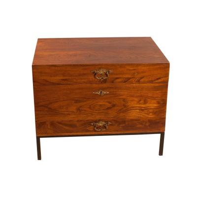 Circa 1790 Georgian Chestnut Silver Canteen Box
