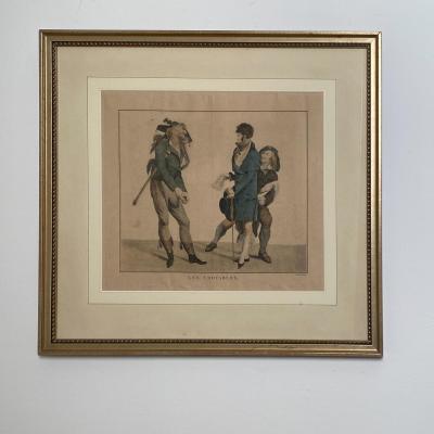 Circa 1797 Les Croyables engraving France