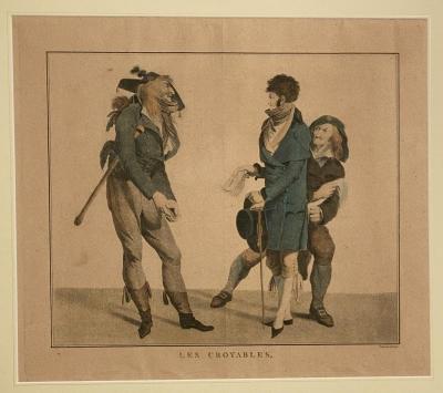 Circa 1797 Les Croyables engraving France
