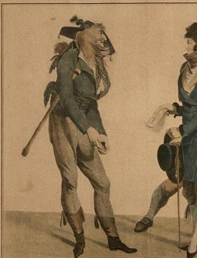 Circa 1797 Les Croyables engraving France
