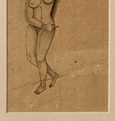 Circa 1800 Portrait of a Courtesan India