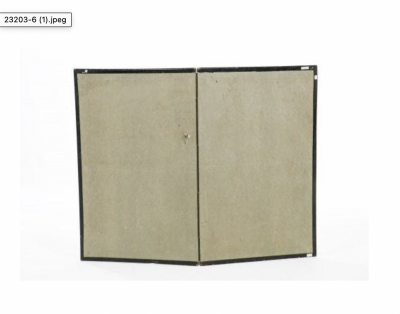 Circa 1800 Two Panel Screen Japan