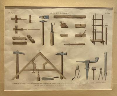 Circa 1810 Engraving of an Egyptian Monument France