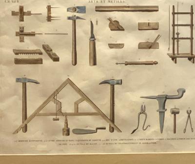 Circa 1810 Engraving of an Egyptian Monument France