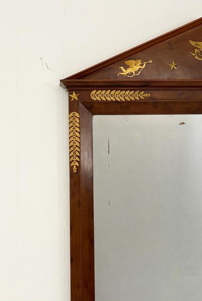 Circa 1810 French Empire Mahogany Mirror