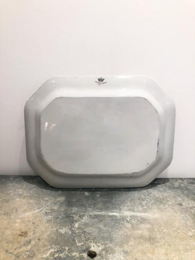Circa 1810 Octagonal Ironstone Platter England