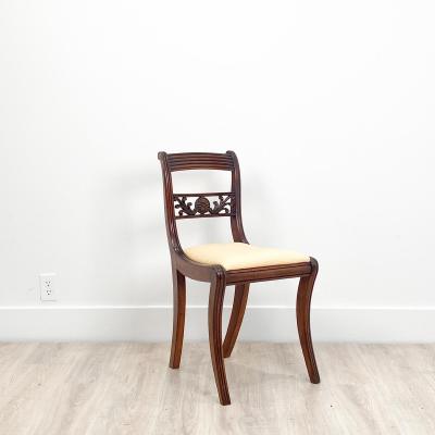 Circa 1820 Regency Period Mahogany Chairs England Set of 4