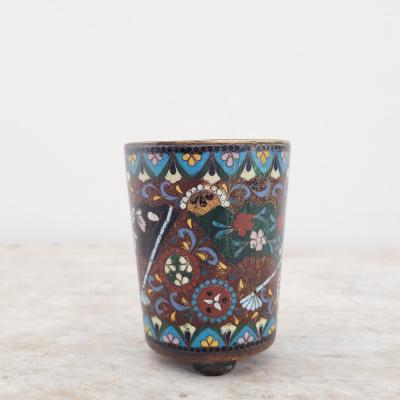 Circa 1870 Meiji Cloisonne Tumbler Japan