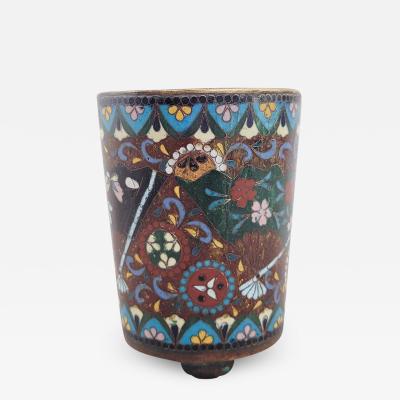 Circa 1870 Meiji Cloisonne Tumbler Japan