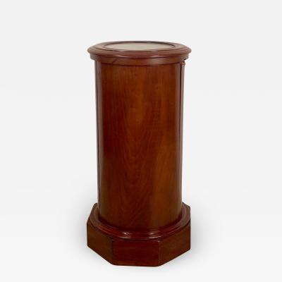 Circa 1870 Victorian Mahogany Column Cabinet