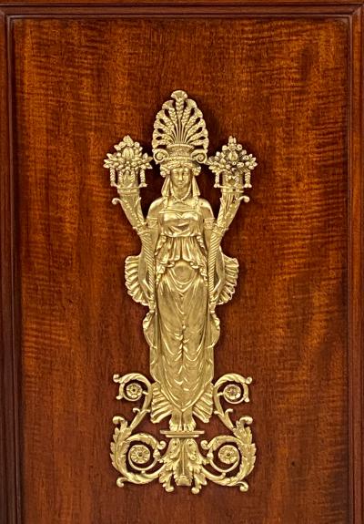 Circa 1880 Belle Epoque Second Empire Server with Marble and Ormolu France