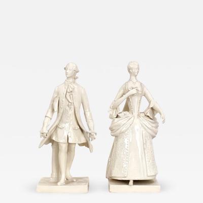 Circa 1880 Porcelain Figures France A Pair