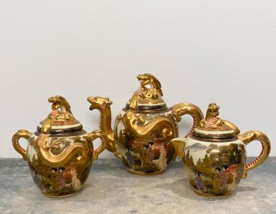 Circa 1880 Satsuma Tea Set Japan