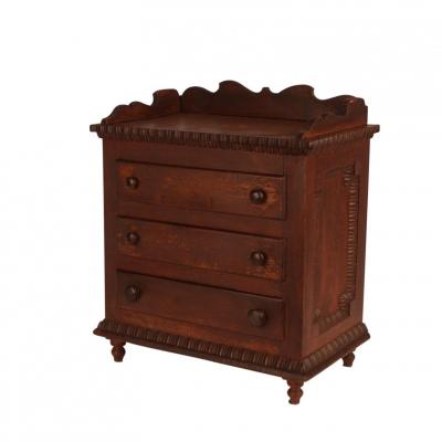 Circa 1890 Salesman Sample Chest of Drawers United States