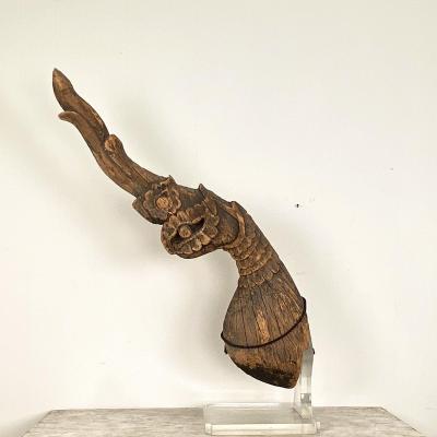 Circa 18th 19th Century Temple Roof Eave Thailand