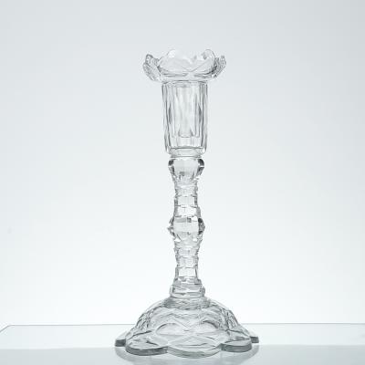 Circa 18th Century George III Period Crystal Candlestick England