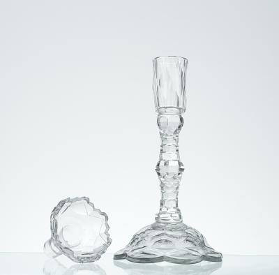 Circa 18th Century George III Period Crystal Candlestick England