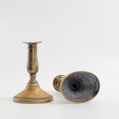 Circa 18th century Dutch Candlesticks A Pair