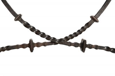 Circa 1900 Gothic Revival Antique Carved Walnut Library Table