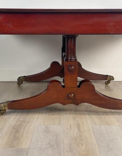 Circa 1900 Large and Scarce Regency Style Partners Writing Table England
