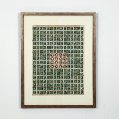 Circa 1910 Stamp Art Collage American