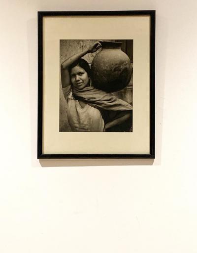 Circa 1930 Photograph of a Girl with Water Jar